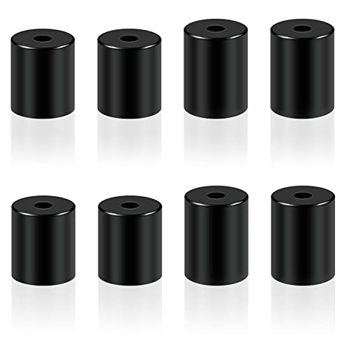 AIEX 8 Stück 3D Drucker Silikon Nivelliersäule, Heatbed Silikon-Nivelliersäule Silikondämpfer 3D Drucker Heatbed Leveling Hitzebeständig 3D Drucker Zubehör für CR-10 Ender 3 (16/18mm, Schwarz) von AIEX