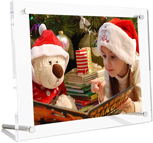 Bilderrahmen A4 29,7 x 21cm, Tabletop Desktop Wandbehang Fotorahmen Display Rahmen für die Dekoration von Dokumenten mit Zertifikatgrafiken aus klarem Acryl von AIFUSI