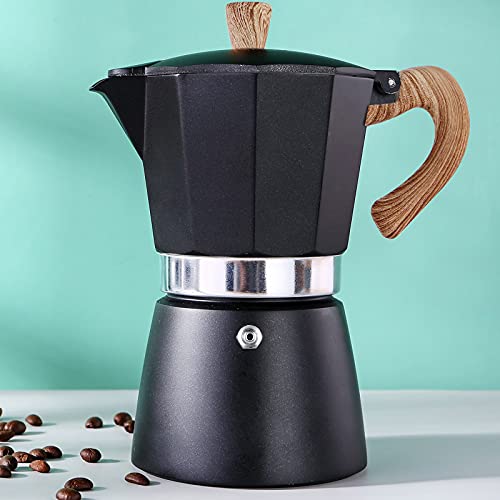 Mokkakanne, Espressokocher für 3 Tassen, 142 ml, manuelle kubanische Kaffeemaschine, Premium-Aluminium, Moka italienischer Espresso-Greca-Kaffeemaschine, Brauer, Perkolator Mokkakanne, Espressokocher für 3 Tassen, 142 ml, manuelle kubanische Kaffeemaschine, Premium-Aluminium, Moka italienischer Espresso-Greca-Kaffeemaschine, Brauer, Perkolator von AIFUSI