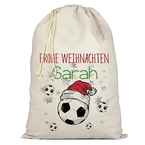 AIGAT Custom Personalisierte Santa Weihnachtssack Sack Extra Large XL - Fußball von AIGAT