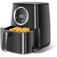 Fritteuse heissluft ohne fett, Heißuftfritteuse xxl BPA-frei 4.2L, 8 Menü und Rezept-Community, LED-Touchscreen, 1400W - Aigostar von AIGOSTAR