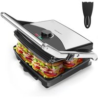 Aigostar - Kontaktgrill, Sandwichtoaster, 2000W, Antihaftbeschichtete Platten, 29 cm x 23 cm, Grill mit Temperaturregelung, Panini, Steak, Toasts, von AIGOSTAR