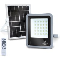 LED-Flutlicht mit Solarpanel 300W 6500K Kaltweiß Fluter Strahler IP65 Wasserdicht Außen Gartenlampe von AIGOSTAR