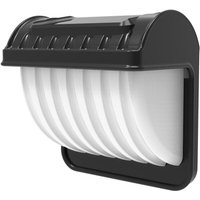 Aigostar - Solar Sensor Wandleuchte Wandlampe 0.12W 3 Lumen 6500K Kaltweiß Outdoor Lampe Außen Straßenlaterne IP44 von AIGOSTAR