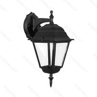 Wandlampe gartenlaterne E27 aussen IP44 schwarz von AIGOSTAR