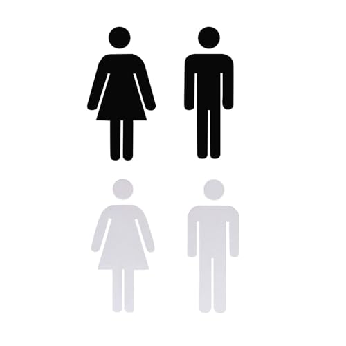 Toilettenschild Selbstklebend Toilettenschilder Damen und Herren Toilettenschild Toilettenschild Selbstklebend Symbol Mann Frau Toilette für Öffentliche Plätze Supermarkt Bank Toilettenschilder 2 Paar Toilettenschild Selbstklebend Toilettenschilder Damen und Herren Toilettenschild Toilettenschild Selbstklebend Symbol Mann Frau Toilette für Öffentliche Plätze Supermarkt Bank Toilettenschilder 2 Paar von AIGOUT
