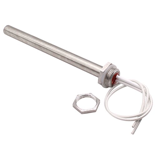 240 V 2400 W Heizpatrone mit 1 Zoll DN25 33.2mm BSP-Multiuso-Muttern inklusive DIY-Heizkörper-Edelstahl-Heizelement 25 cm 240 V 2400 W Heizpatrone mit 1 Zoll DN25 33.2mm BSP-Multiuso-Muttern inklusive DIY-Heizkörper-Edelstahl-Heizelement 25 cm von AIICIOO