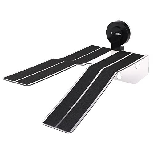 AIICIOO Acryl 3 in 1 Schildkröte Dock mit Rampe & Tauchen Plattform, Deluxe Schildkröte Plattform Rampe für Schildkröte Ruhen Klettern Tauchen mit Saugnapf (8,6 "x 4,3" x 5,5") von AIICIOO