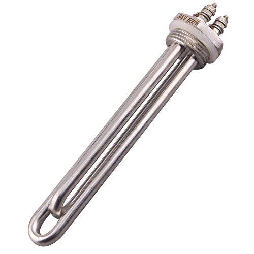 AIICIOO Heizelement Edelstahl 1 Zoll Durchmesser 33.2mm 2U 24V 600W von AIICIOO
