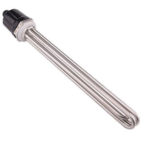 AIICIOO Heizelement mit Einschraubgewinde 220V 12000W 1.5 Zoll BSP (DN40) Heizstabdichtung SUS304 von AIICIOO