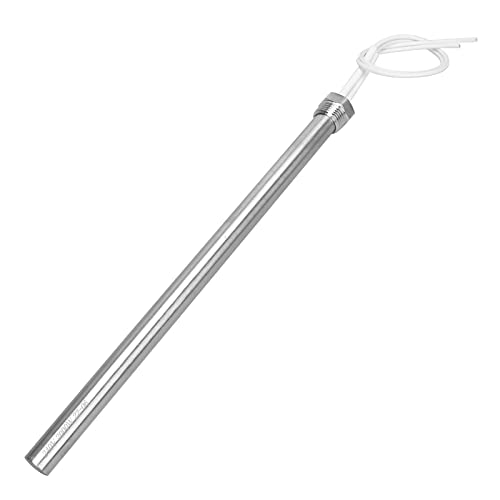 AIICIOO Heizpatrone Heizelement AC 240V 2000W Edelstahl widerstandsfähiges Heizelement 1/2 Zoll DN15 21mm Flansch Länge 29 cm AIICIOO Heizpatrone Heizelement AC 240V 2000W Edelstahl widerstandsfähiges Heizelement 1/2 Zoll DN15 21mm Flansch Länge 29 cm von AIICIOO
