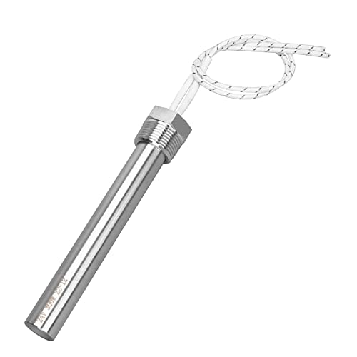 AIICIOO Heizpatrone Heizelement DC 24V 300W Eintauchen Heizung 3/4 Zoll DN20 26mm Flansch Edelstahl Elektrische Heizung von AIICIOO