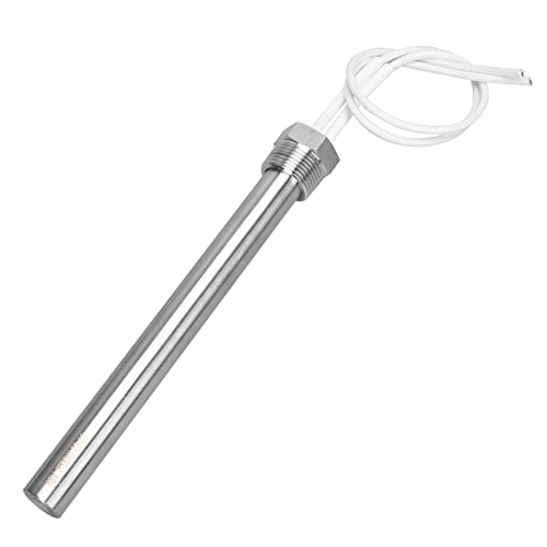 AIICIOO Heizpatrone Heizelement widerstandsfähiges Heizelement Edelstahl Eintauchheizkörper DC 48V 1000W 3/4 Zoll DN20 26mm Flansch von AIICIOO