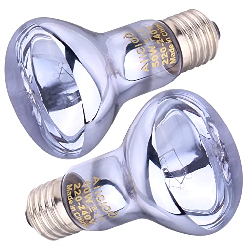 AIICIOO Neodymium Wärme-Spot-Lampe Schildkröte Lampen UVA Heizlampen Erwärmung Spektrum für Drachen Schlangen Eidechsen 100W 2er Pack AIICIOO Neodymium Wärme-Spot-Lampe Schildkröte Lampen UVA Heizlampen Erwärmung Spektrum für Drachen Schlangen Eidechsen 100W 2er Pack von AIICIOO
