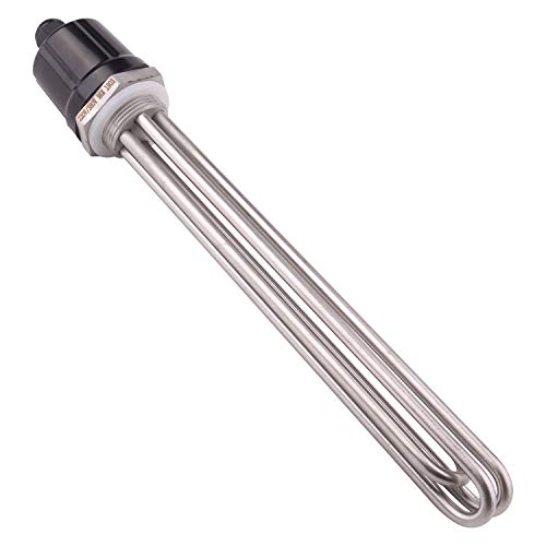 Heizelement mit Einschraubgewinde 220V 9000W 1.5 Zoll BSP (DN40) durchmesser 47.8mm Heizstabdichtung SUS304 von AIICIOO