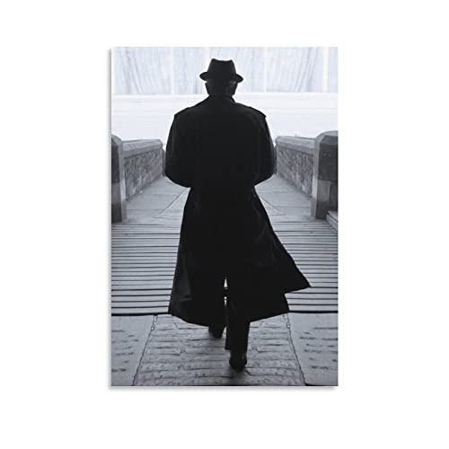 Leonard Cohen Musiker Künstler Rückansicht Poster Kunst Poster Leinwand Gemälde Dekor Wanddruck Foto Zuhause Moderne dekorative Poster 60 x 90 cm von AIJING