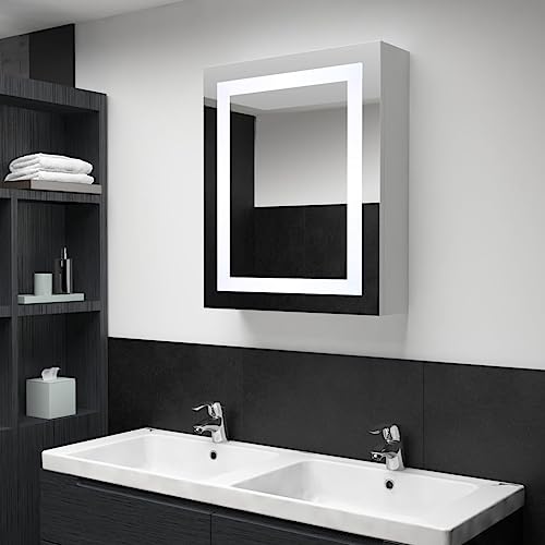 AIJUUKJP Furniture Home Tools LED Badezimmer Spiegelschrank 50x13x70cm von AIJUUKJP