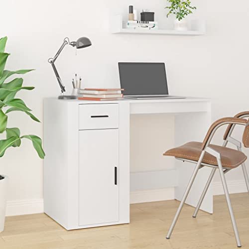 AIJUUKJP Furniture Home Tools Schreibtisch, Holz, 100 x 49 x 75 cm, Weiß von AIJUUKJP
