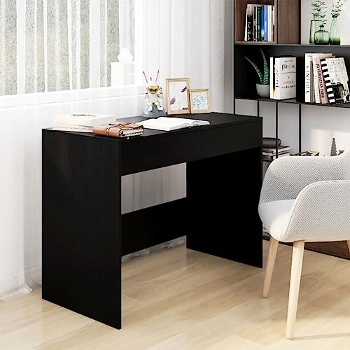 AIJUUKJP Furniture Home Tools Schreibtisch, Holz, 101 x 50 x 76,5 cm, Schwarz von AIJUUKJP