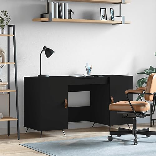 AIJUUKJP Furniture Home Tools Schreibtisch, Holz, 140 x 50 x 75 cm, Schwarz von AIJUUKJP