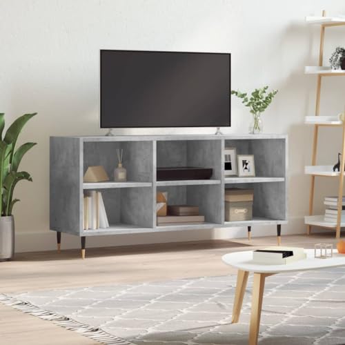 AIJUUKJP Möbel Home Tools TV-Schrank Betongrau 103,5x30x50 cm Holzwerkstoff von AIJUUKJP