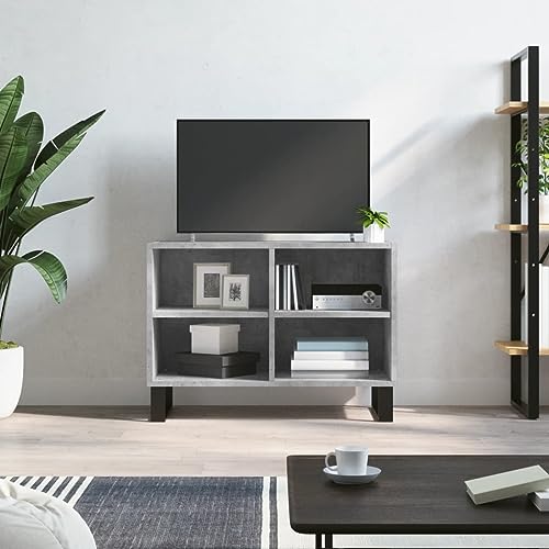 AIJUUKJP Möbel Home Tools TV-Schrank Betongrau 69,5x30x50 cm Holzwerkstoff von AIJUUKJP