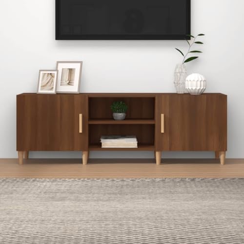 AIJUUKJP Möbel Home Tools TV-Schrank Braun Eiche 150x30x50cm Holzwerkstoff von AIJUUKJP