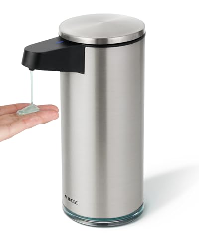 AIKE SensePro Seifenspender Automatisch, USB-C aufladbar, Edelstahl Gebürstetes 380ml für Flüssigseife AIKE SensePro Seifenspender Automatisch, USB-C aufladbar, Edelstahl Gebürstetes 380ml für Flüssigseife von AIKE