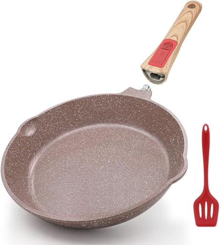 AIKENBBKK Antihaft-Keramikbeschichtung Bratpfanne 28 cm, gesunde Keramik Pfanne mit abnehmbarem Griff, Backofen & spülmaschinenfest AIKENBBKK Antihaft-Keramikbeschichtung Bratpfanne 28 cm, gesunde Keramik Pfanne mit abnehmbarem Griff, Backofen & spülmaschinenfest von AIKENBBKK