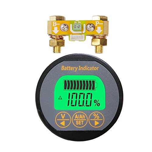 AiLi Batteriemonitor Tester Voltmeter Amperemeter 8-120V 0-350A 999Ah für Auto Auto Motorboot Wohnwagen Wohnmobil Wohnmobil Solar von AILI