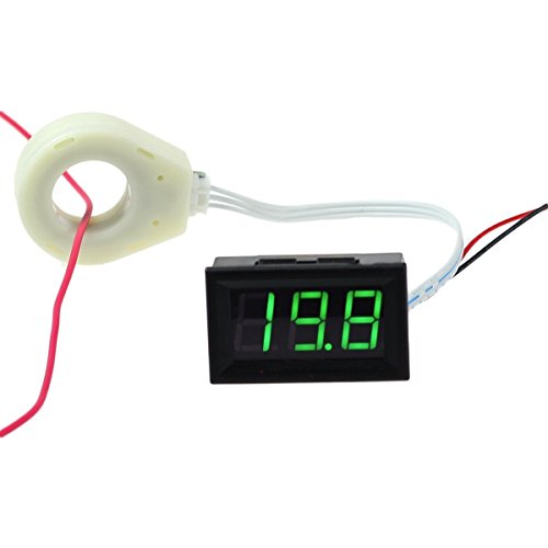 AiLi Batterie-Monitor DC 300 V, 100 A, 200 A, 400 A, Voltmeter, Amperemeter, Messgerät mit Halleffekt-Sensor-Transformator von AILI