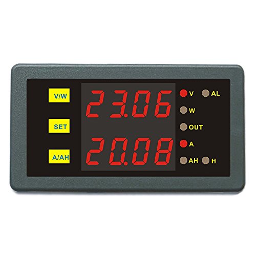 Batterie-Monitor DC 0-90V 0-100A Combo Meter Spannung Amp Power Ah Stunde programmierbare Limit Protection für Motor Boot Auto Wohnmobil Caravan Batterietester Batterie-Monitor DC 0-90V 0-100A Combo Meter Spannung Amp Power Ah Stunde programmierbare Limit Protection für Motor Boot Auto Wohnmobil Caravan Batterietester von AILI