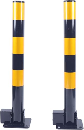 Set Mit 2 Faltbaren Parkpfosten Mit 3 Schlüsseln 60 cm – Faltbare Parksperre von AILIMENG