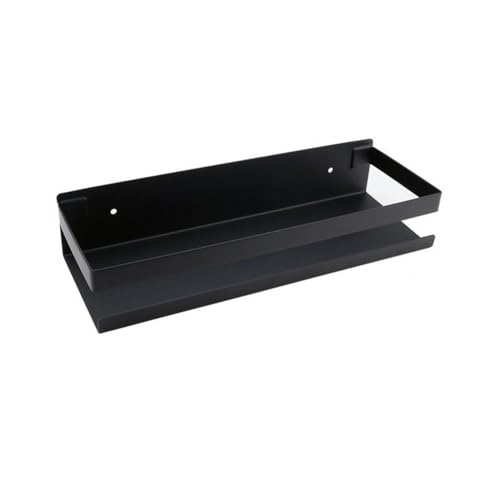 AILIUXIAOYAN Duschregale, 20–50 cm Duschregal aus mattiertem Stahl, an der Wand befestigter Badezimmer-Organizer Badezimmerdekor(Black,30cm) von AILIUXIAOYAN