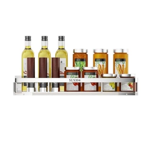 AILIUXIAOYAN Duschregale, Selbstklebender Duschkorb ohne Bohren, Wand-Organizer aus Edelstahl Badezimmerdekor(60cm) von AILIUXIAOYAN