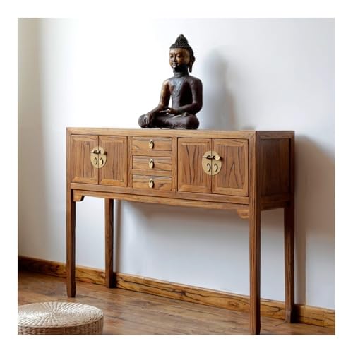 AILIUXIAOYAN Eingangstisch Konsolentisch aus Holz mit Schubladen for Eingangsbereich, Wohnzimmer(Natural) von AILIUXIAOYAN
