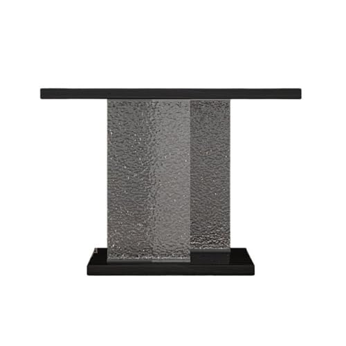 AILIUXIAOYAN Eingangstisch Moderner schmaler Konsolentisch aus Holz for den Eingangsbereich, Sofa, TV-Schreibtisch(Black) von AILIUXIAOYAN