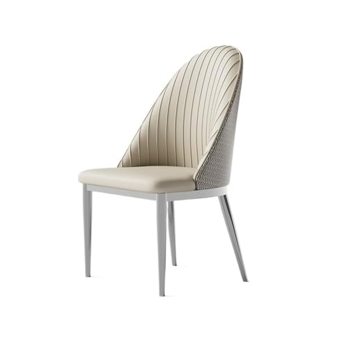 AILIUXIAOYAN Esszimmerstühle, Gepolsterter Akzentstuhl mit Metallbeinen for Esszimmer und Wohnzimmer Küchenstühle(Silver) von AILIUXIAOYAN
