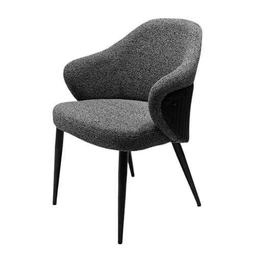 AILIUXIAOYAN Esszimmerstühle, Minimalistischer Konferenzstuhl aus Metall for Hotels und Büros Küchenstühle(Gray) von AILIUXIAOYAN