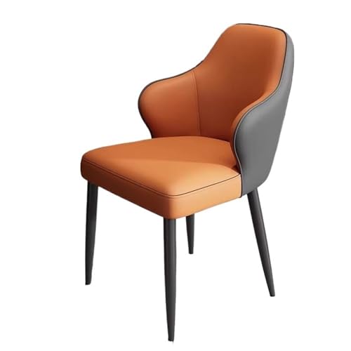 AILIUXIAOYAN Esszimmerstühle, Moderne Esszimmerstühle Home & Hotel Konferenz mit Rückenlehne Küchenstühle(Orange) von AILIUXIAOYAN