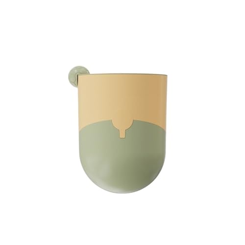 AILIUXIAOYAN Kleiner Mülleimer, Mini-Mülleimer ohne Kippfunktion for Zuhause, Badezimmer, Auto und Schreibtisch – kleiner Mülleimer Tischmülleimer(Green,S) von AILIUXIAOYAN