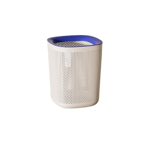 AILIUXIAOYAN Mülleimer, Luxuriöser Druckring-Mülleimer mit neuem Design for den Heimgebrauch for Schlafzimmer, Wohnzimmer, Küche, Büro, Badezimmer Küchenmülleimer(White) von AILIUXIAOYAN