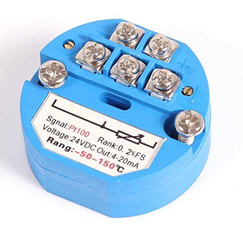 PT100 Temperatur Messumformer, DC 24V 4-20mA 0-300℃/-50-100℃/0-50℃/-50~150℃/0-100℃ Ausgang 0-10V von AILOVA