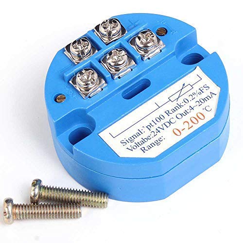 PT100 Temperatur Messumformer, DC 24V 4-20mA 0-300℃/-50-100℃/0-50℃/-50~150℃/0-100℃ Ausgang 0-10V von AILOVA