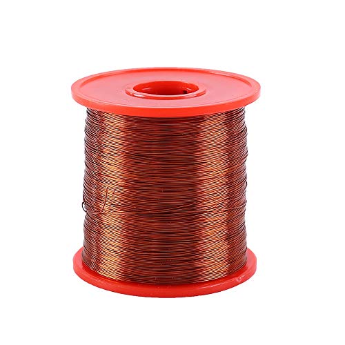 Kupferdraht, 500g QZ-2/130 0,33mm 600m Kupferlackdraht, 2UEW Polyurethan Emaillierter Copper Wire für Transformator Induktionsspule(Zufällige Walzenfarbe) von DONGKER