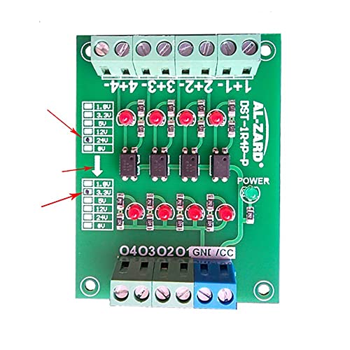 4-Kanal Optokoppler Isolator Modul, DST-1R4P-P 24V- bis 3,3-V-PNP PLC Signalpegel Isolationsmodul für Signalisolation SPS-Signalpegelumwandlung, Spannungswandler 4-Kanal Optokoppler Isolator Modul, DST-1R4P-P 24V- bis 3,3-V-PNP PLC Signalpegel Isolationsmodul für Signalisolation SPS-Signalpegelumwandlung, Spannungswandler von TTAMG