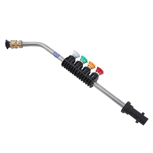 AIM Tools Hochdruckreiniger Verlängerungsstab Kompatibel mit Karcher K2 K3 K4 K5 K6 K7, Hochdruckreiniger-Lanze mit 5 Düsenspitzen, Dachrinnenreiniger Aufsatz AIM Tools Hochdruckreiniger Verlängerungsstab Kompatibel mit Karcher K2 K3 K4 K5 K6 K7, Hochdruckreiniger-Lanze mit 5 Düsenspitzen, Dachrinnenreiniger Aufsatz von AIM Tools