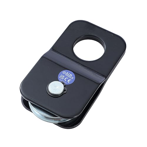 AIM Tools Riemenscheibe Seilrolle Umlenkrolle 4 Tonnen für Seile bis 10mm Durchmesser Heavy Duty Snatch Block für Rettungsheben und zur Anhängerkupplung Riemenscheiben von AIM Tools