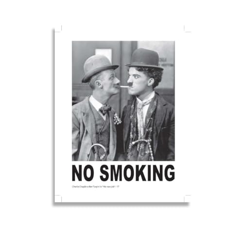 AIMA Charlie Chaplin Wandposter 22x30cm - Wanddruck Schwarz und Weiß Kino Vintage Poster ohne Rahmen - Room Decor Drucke für Küche, Schlafzimmer - Kostenloser Magnet AIMA Charlie Chaplin Wandposter 22x30cm - Wanddruck Schwarz und Weiß Kino Vintage Poster ohne Rahmen - Room Decor Drucke für Küche, Schlafzimmer - Kostenloser Magnet von AIMA