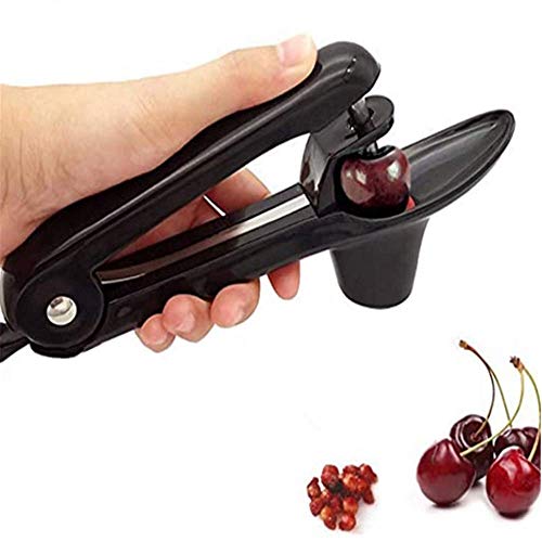 AIMEITE Kirschentkerner,1Pcs Kirschentkerner Hand Kirsche und Oliven Pitter Küche Remover Tool (Schwarz) von AIMEITE